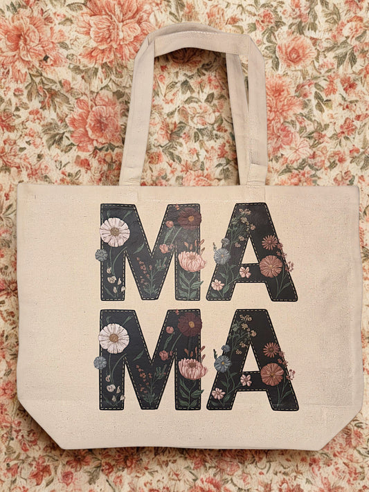 Mama - Recycled Canvas Tote Bag