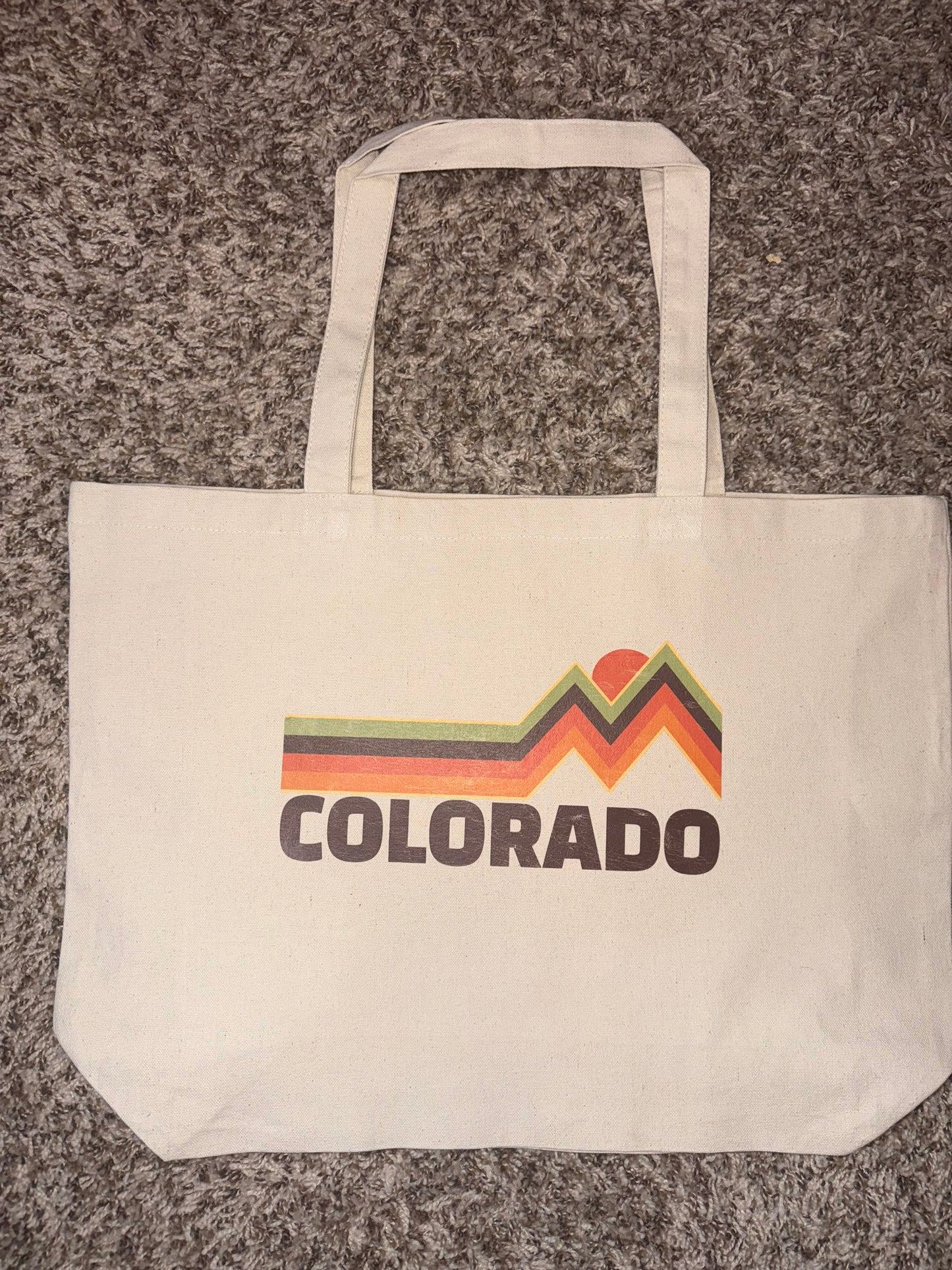 Colorado - Recycled Canvas Tote Bag