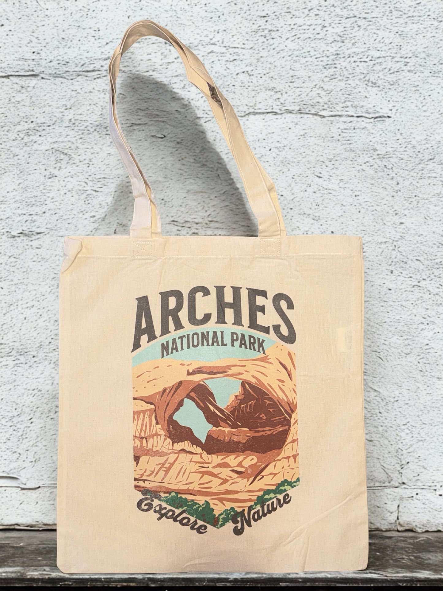 Arches National Park - Natural Cotton Canvas Tote Bag