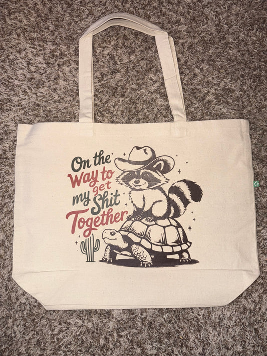 Get My Shit Together - Recycled Canvas Tote Bag