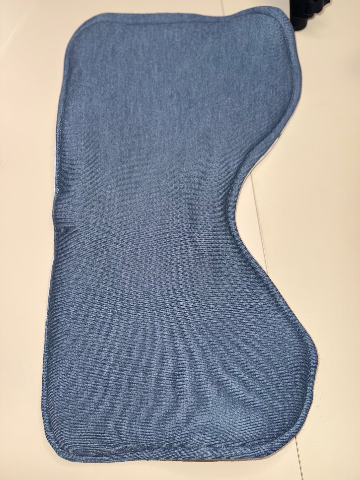 Blue Brush Strokes Burp Cloth